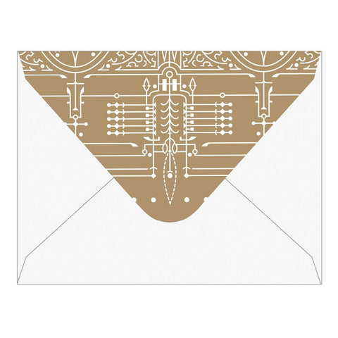 Frank Lloyd Wright House Beautiful Greeting Envelope