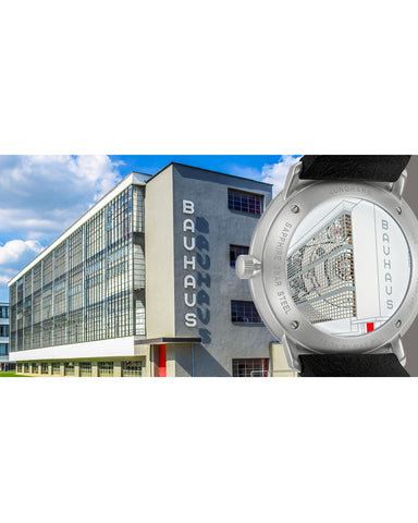 Junghans Max Bill Automatic Bauhaus Watch 027/4009.02 W Building
