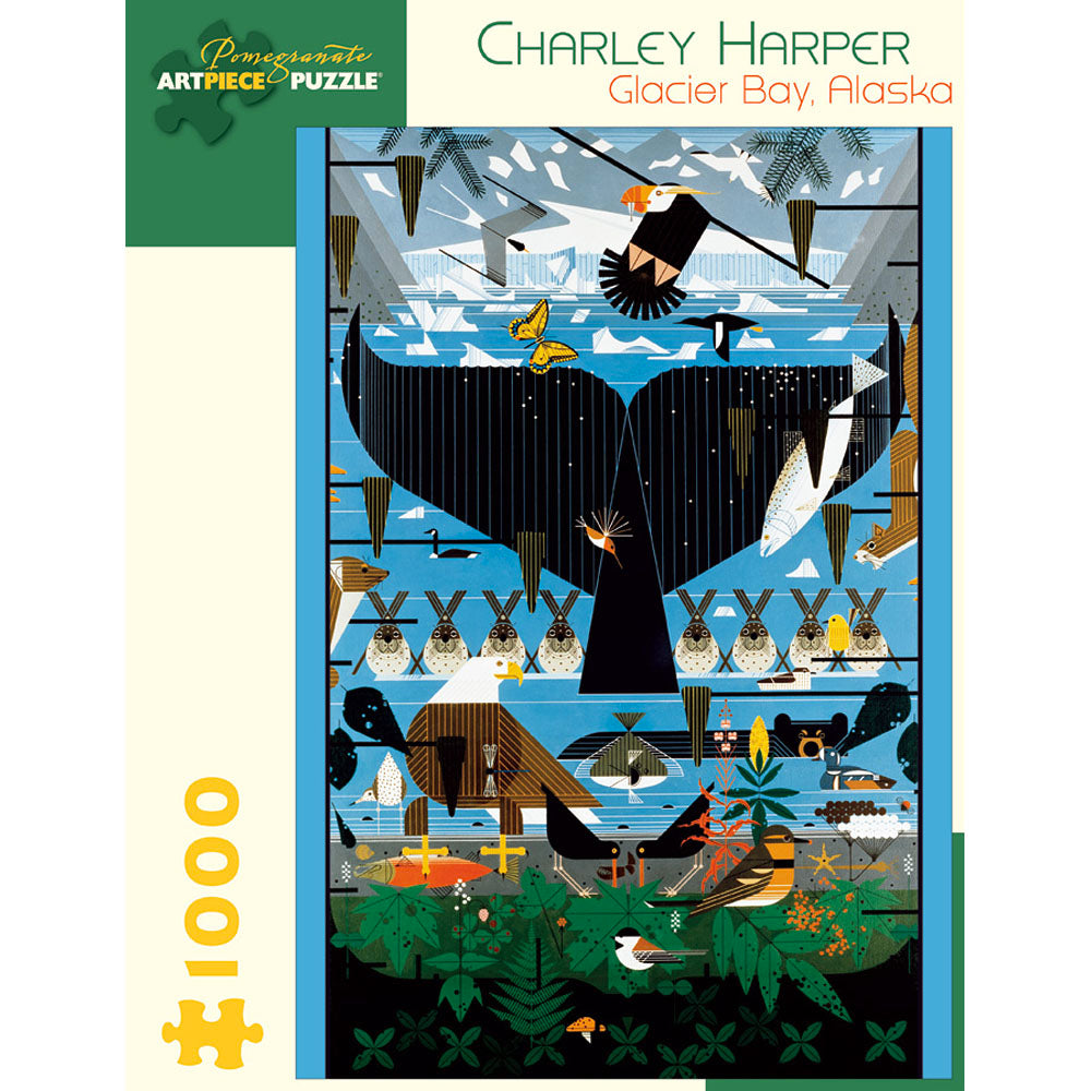 Charley Harper Glacier Bay 1000 Piece Jigsaw Puzzle Maclin Studio charley-harper-glacier-bay-1000-piece-jigsaw-puzzle-maclin-studio