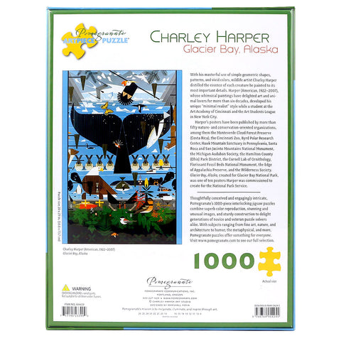 Charley Harper Glacier Bay 1000 Piece Jigsaw Puzzle