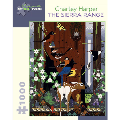 Charley Harper Sierra Range 1000 Piece Jigsaw Puzzle