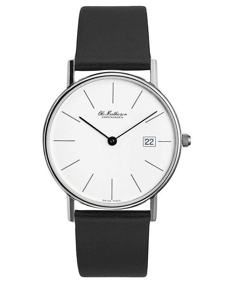 ole Mathiesen オーレ・マティーセン　掛時計　廃盤　JUNGHANS Ole Mathiesen Classic Series Watch with Date | Maclin Studio