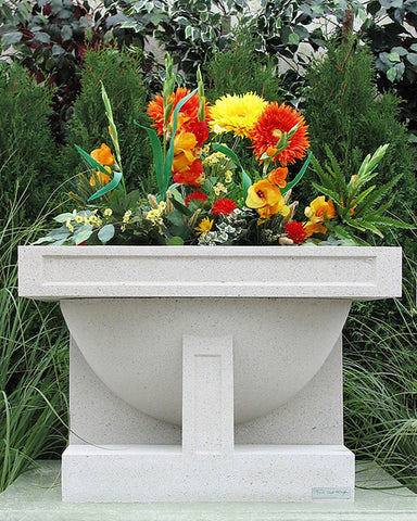 Frank Lloyd Wright Medium Oak Park Studio Planter Vase