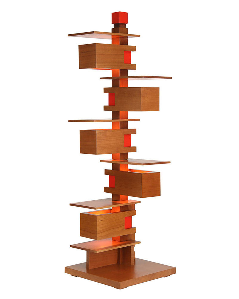 Frank Lloyd Wright Taliesin 3 Table Lamp - Cherry | Maclin Studio