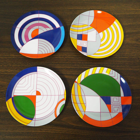 Frank Lloyd Wright Hoffman Design Dessert Plates - Set of 4