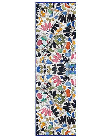 Antoni Gaudi Mosaic Silk Chiffon Scarf