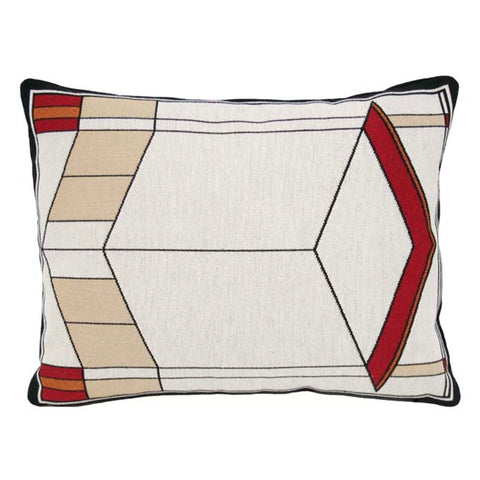 Graycliff Window Tapestry Lumbar Bolster Pillow