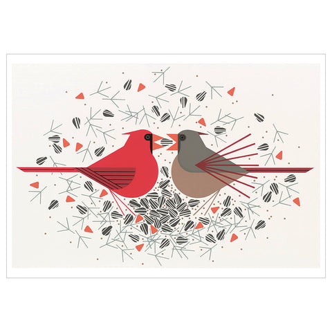 Charley Harper Cardinals Boxed Notecards