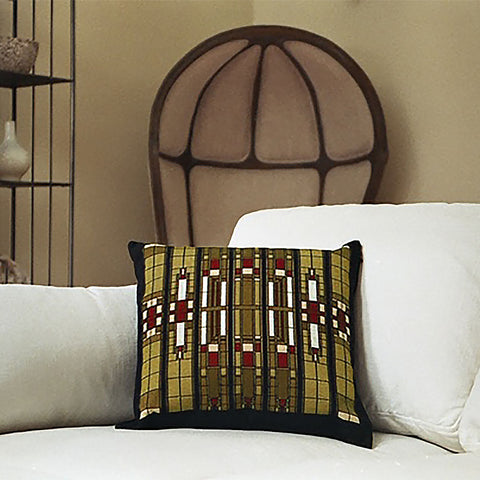 Louis Sullivan Skylight Tapestry Pillow