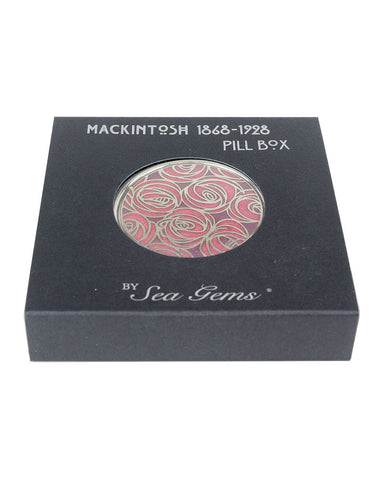 Charles Rennie Mackintosh Roses Pill Box