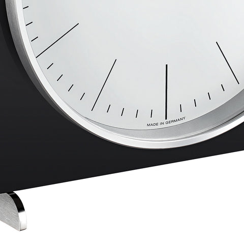 Max Bill Table Clock - Black