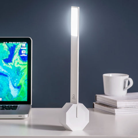 Octagon One Desk Lamp - White