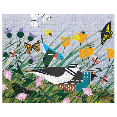 Charley Harper Once There Was a Field 1000 Piece Jigsaw Puzzle example