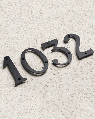 Pasadena Brass House Numbers 5" Style