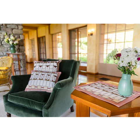 Prairie Chevron Tapestry Lumbar Pillow - 14" x 17"