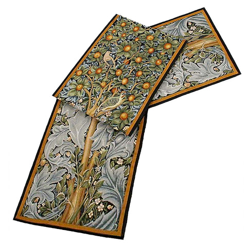 William Morris Woodpecker Tapestry Table Runner