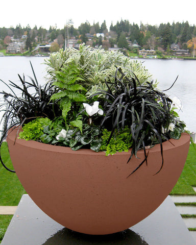 Ragen Bowl Planter Vase Terra Cotta