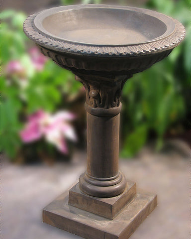 Regency Bird Bath in Cast Stone