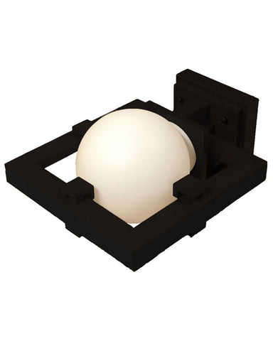 Frank Lloyd Wright Robie House Wall Sconce Lamp - Black Stain