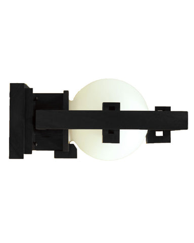 Frank Lloyd Wright Robie House Wall Sconce Lamp - Black Stain