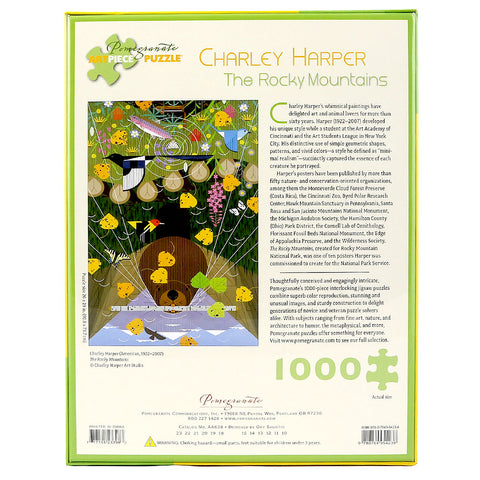 Charley Harper The Rocky Mountains 1000 Piece Jigsaw Puzzle