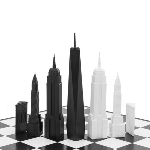 New York Skyline Chess Set