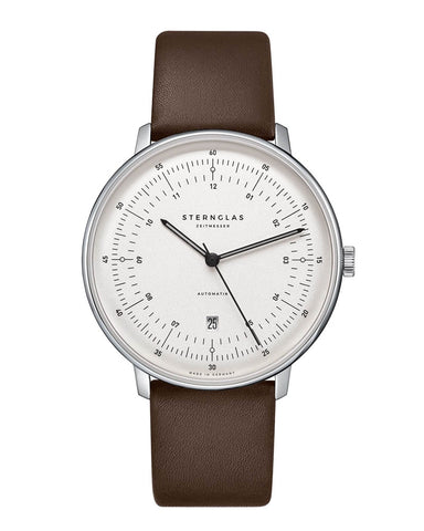 Sternglas Hamburg Automatik Satin Silver Watch