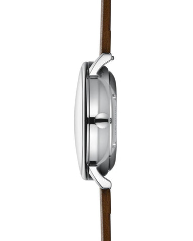 Sternglas Naos Automatik White / Brown Watch side