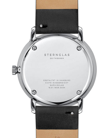 Sternglas Naos Black / Black Watch back