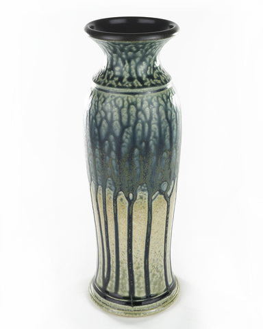 Stofan Pottery Ceramic Cleo Vase - Blue angle