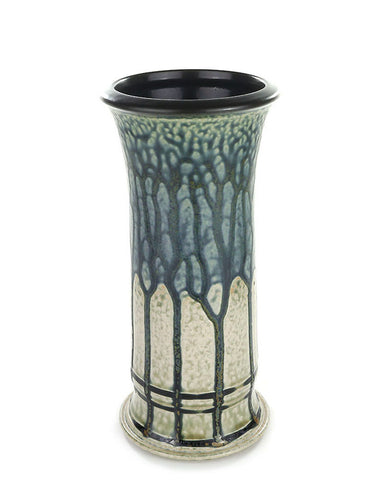 Stofan Pottery Ceramic Delk Vase - Blue Medium