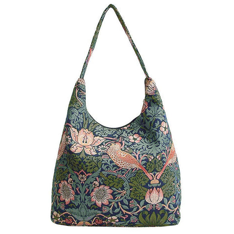 William Morris Strawberry Thief Tapestry Shoulder Bag