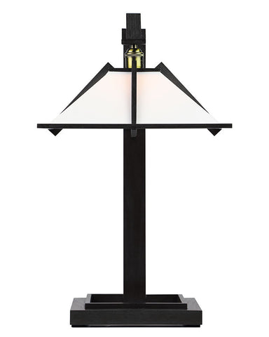 Frank Lloyd Wright Taliesin 1 Table Lamp - Black Stain