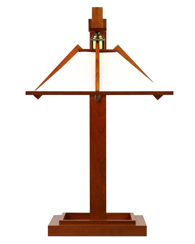 Frank Lloyd Wright Taliesin 1 Table Lamp - Cherry - Front