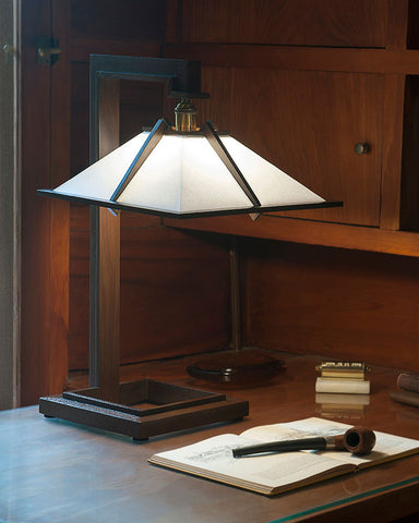 Frank Lloyd Wright Taliesin 1 Table Lamp - Walnut
