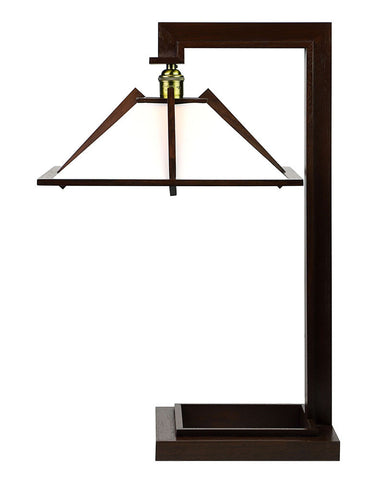 Frank Lloyd Wright Taliesin 1 Table Lamp - Walnut - Side