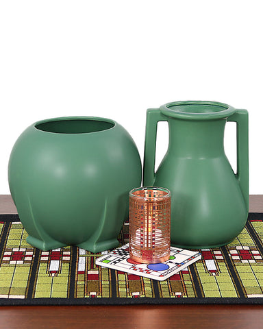 Teco Roman Vase - Green