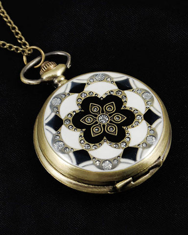 Vintage Art Deco Pocket Watch Inset