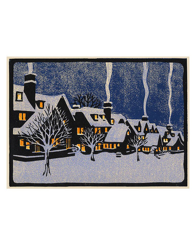 Laura Wilder Winter in Montreal Limited Edition Matted Giclée Print