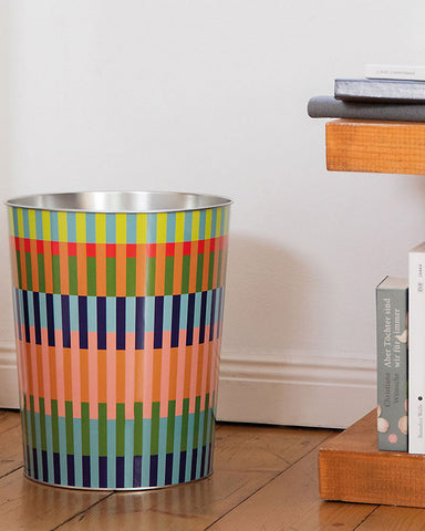 Brooklyn Wastepaper Trash Bin on Floor