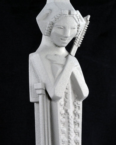 Frank Lloyd Wright Tabletop Sprite with Sceptre (closeup)
